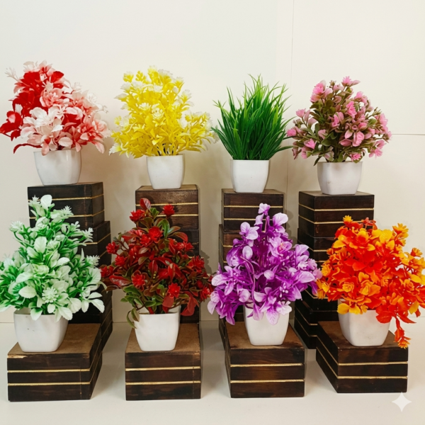 Set of 8 great and attractive look artificial plant for home office decoraition